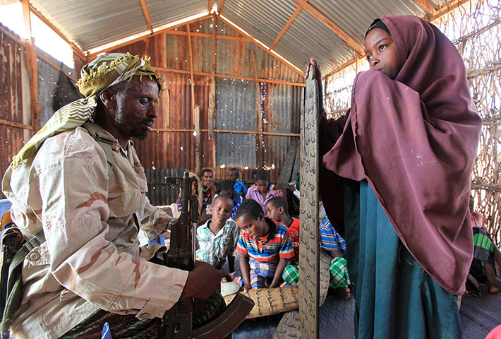 24 hours: Dhusamareeb, Somalia: A Qur'an teacher armed with an AK-47