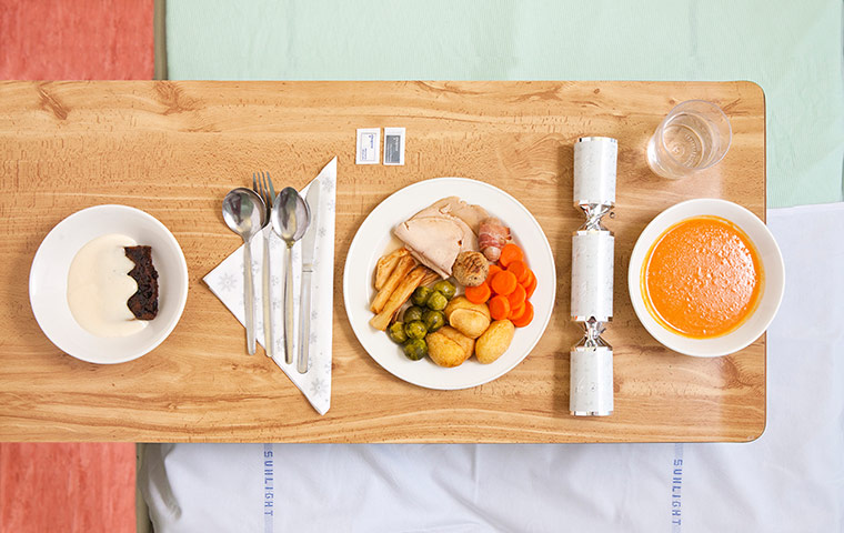 Christmas Dinners: Christmas dinner at University Hospital of South Manchester, Wythenshawe