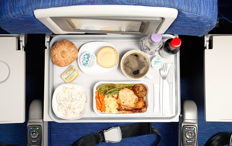 Christmas Dinners: Christmas Dinner on British Airways flight