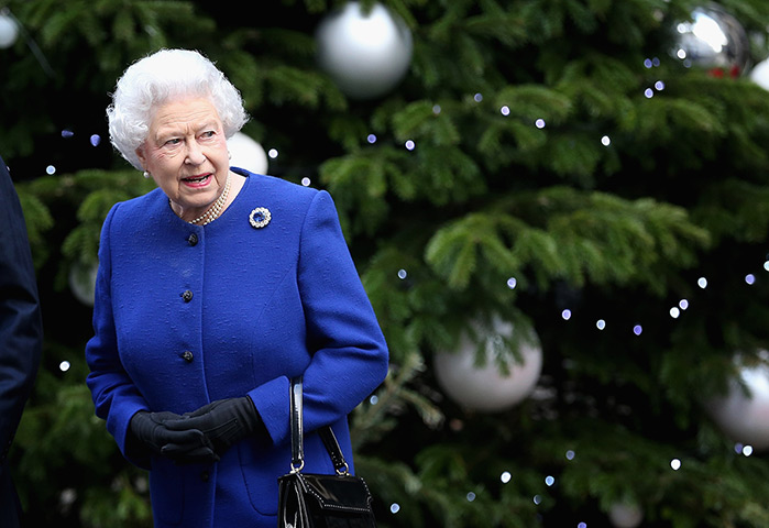 The Queen at No 10: Queen Elizabeth II leaves No 10 Downing Street