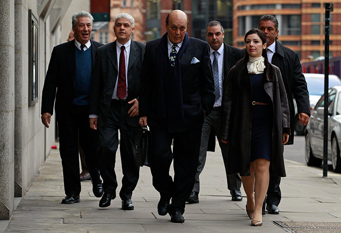 Year in business: Turkish Cypriot businessman Asil Nadir arrives at the Old Bailey