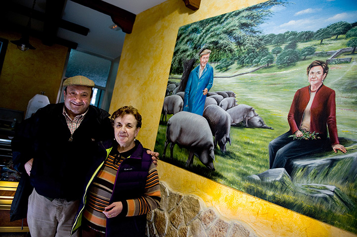 Pigs in Spain: Faustino Prieto, owner of the small family-run Iberian ham business