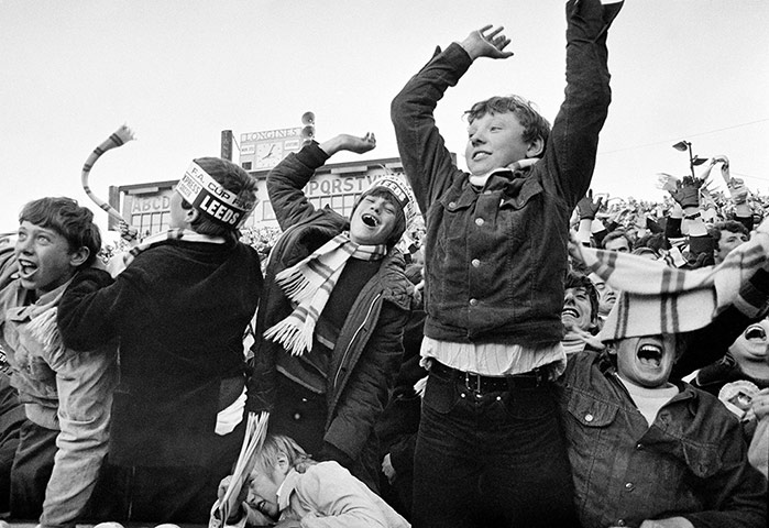 Leeds and Chelsea: Young Leeds fans