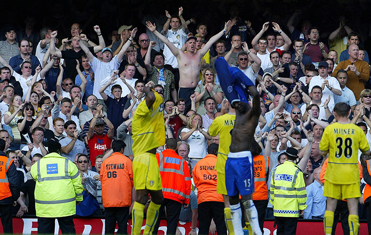 Leeds and Chelsea: Leeds supporters