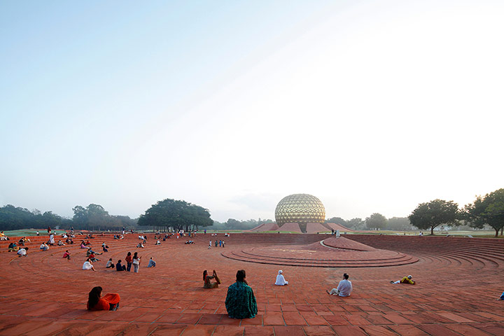 Life of Pi: Matrimandir, Auroville, Pondicherry 