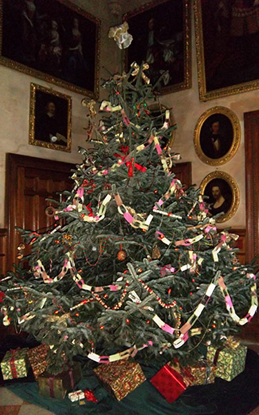 xmasculture: Christmas tree at Charlecote Park