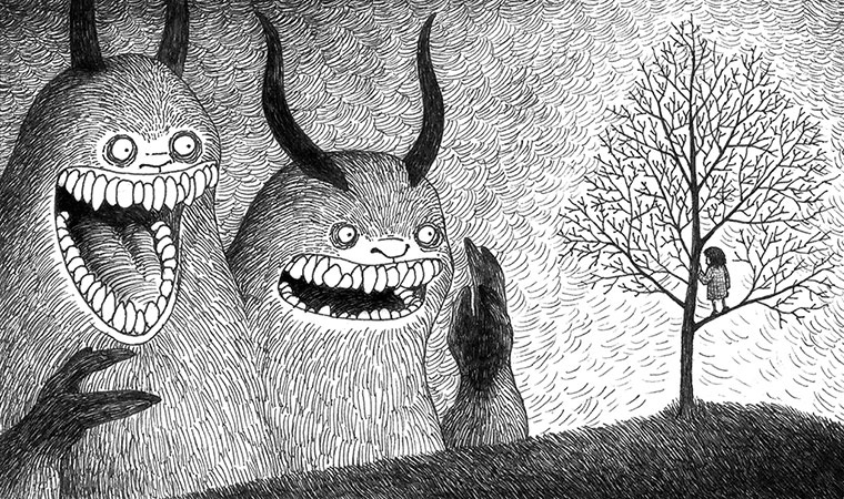 Sticky Monsters: Sticky Monsters drawing