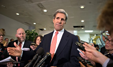 John Kerry after Benghazi hearing