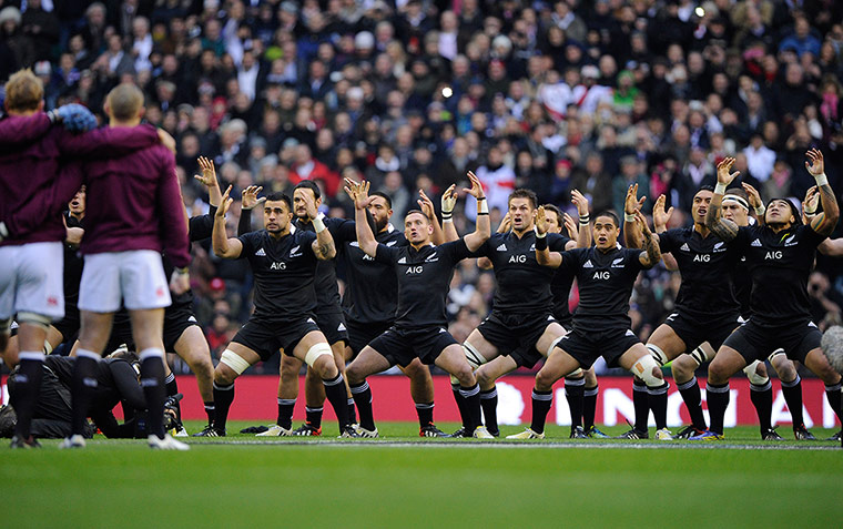 tom england v nz: Haka 