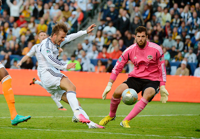 MLSCup: David Beckham of LA Galaxy