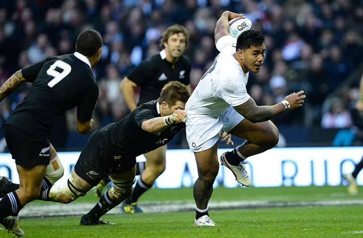 tom england v nz 2: Manu Tuilagi