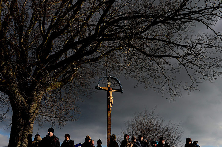 24 Hours: Austerlitz, Czech Republic: Spectators watch remembrance battle