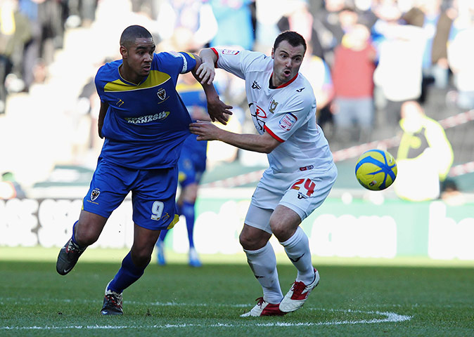 MK Dons v Wimbledon: Harrison and Kay