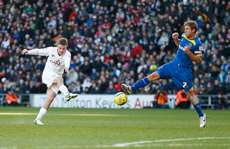 MK Dons v Wimbledon: Stephen Gleeson