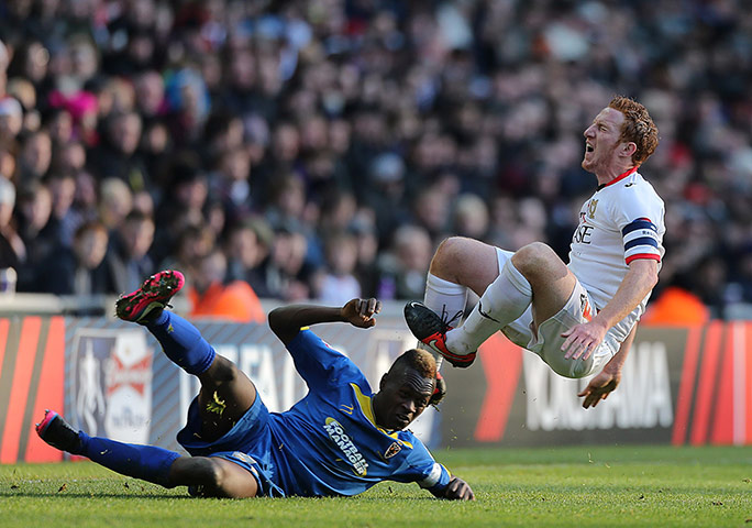 MK Dons v Wimbledon: Ajala and Lewington