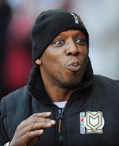 MK Dons v Wimbledon: Ian Wright