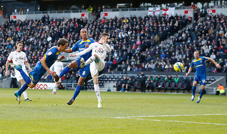 MK Dons v Wimbledon: Jack Midson