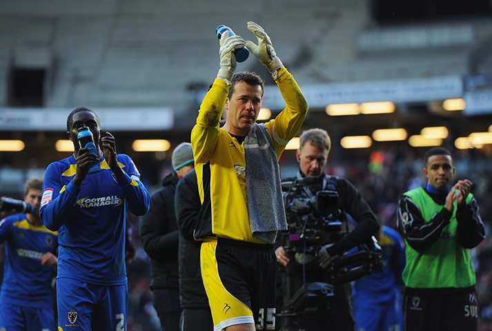 MK Dons v Wimbledon: Neil Sullivan