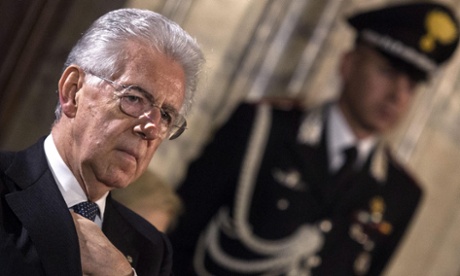 Italian prime minister, Mario Monti