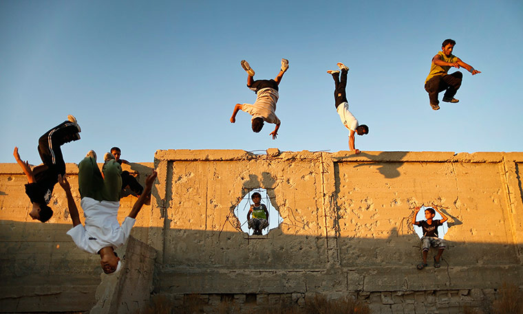 Pics of the Year 2012: Parkour in Gaza by Ali Ali
