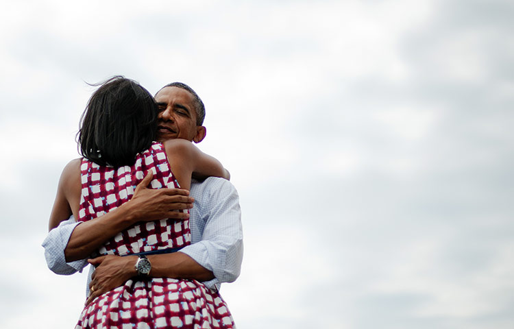 Pics of the Year 2012: The Obamas by Jim Watson