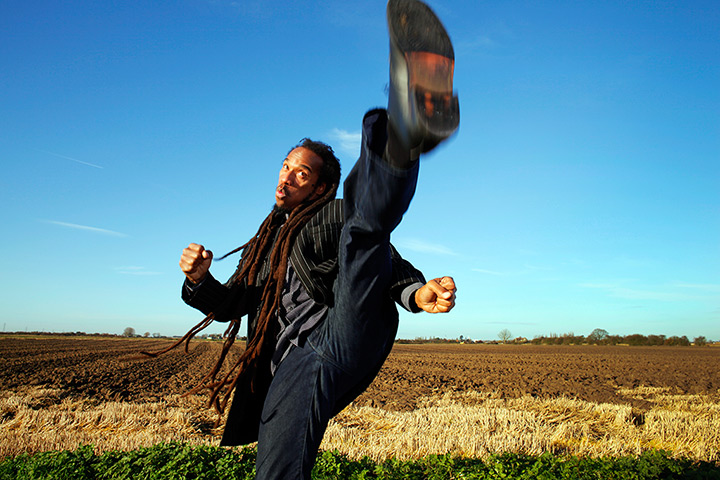Portraits of 2012: Benjamin Zephaniah poet in Lincolnshire