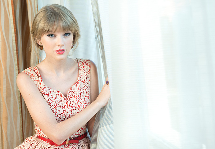 Portraits of 2012: Singer songwriter Taylor Swift 