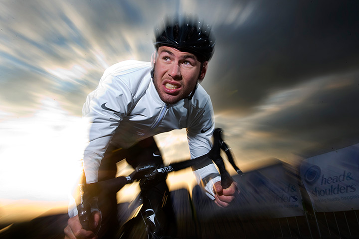 Portraits of 2012: Mark Cavendish, London 2012 Olympic Team GB and Team Sky cyclist