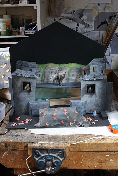 Little Angel: Puppet theatre model set