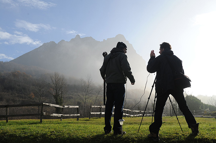 Bugarach prophecy: Journalists' film the 1,231 meter high peak of Bugarach