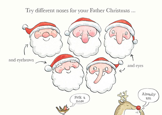 Drawing Father Christmas: How to Draw Father Christmas 7