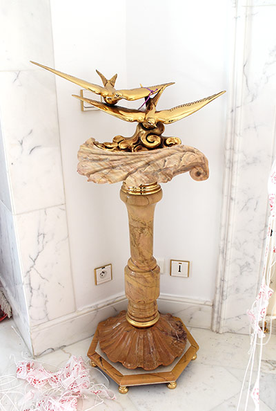 Ben Ali sell off: Ben Ali and his family had a penchant for gilded falcons