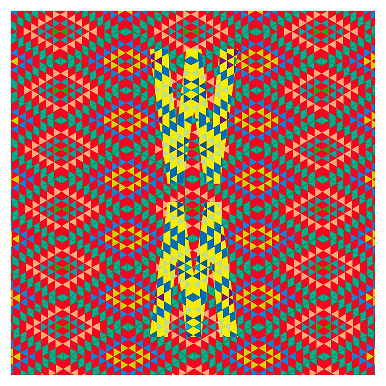 A mosaic style colourful CD cover