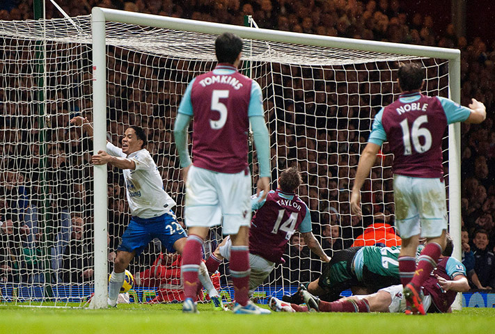 footy: West Ham United v Everton - Barclays Premier League