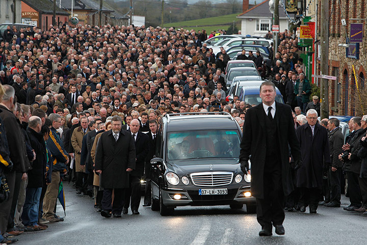 24 hours in pictures: Shane McEntee funeral