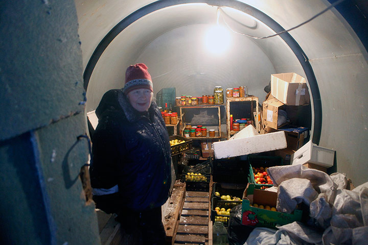 Living in a freezer: A cellar with food stocks on Osmussaar island