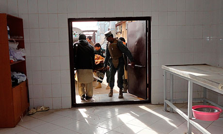 Afghan police in Khost