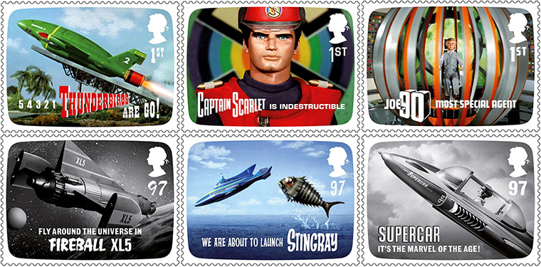 Gerry Anderson: Royal Mail's first 2011 stamp collection FAB: The Genius of Gerry Anderson