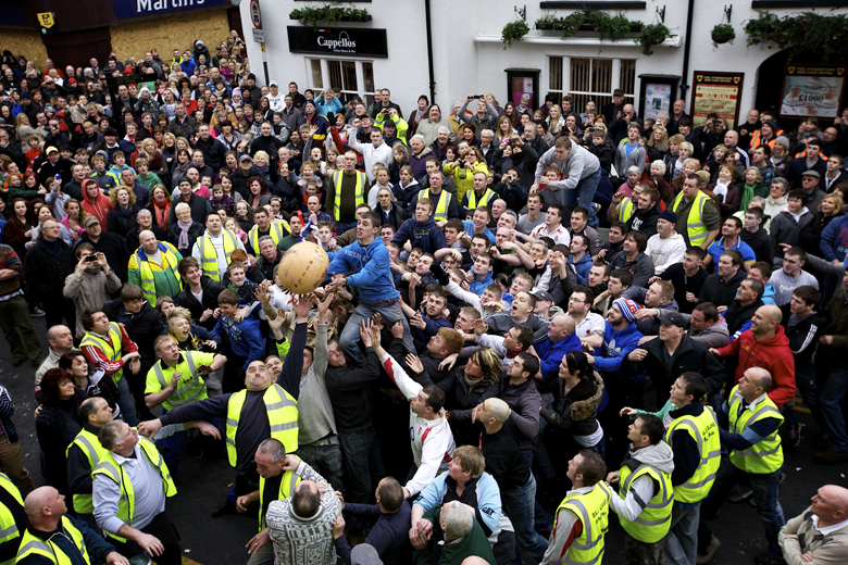 Shrove Tuesday ball game at Atherstone