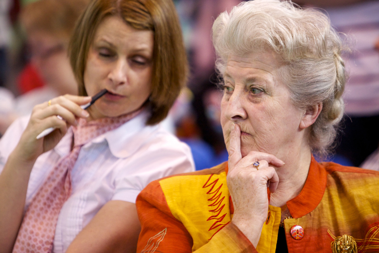 Kennel Club judges at Crufts