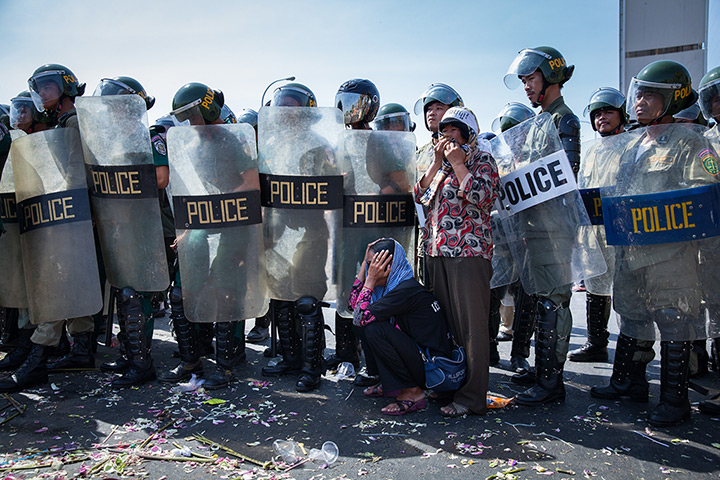 24 hours in pictures: Second Cambodian land rights activist Bopha sentenced to three years