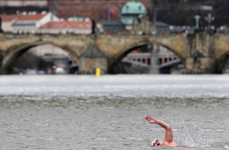The week in sport: Christmas swim