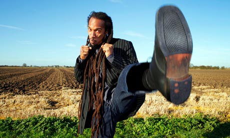 Benjamin Zephaniah at home in Lincolnshire