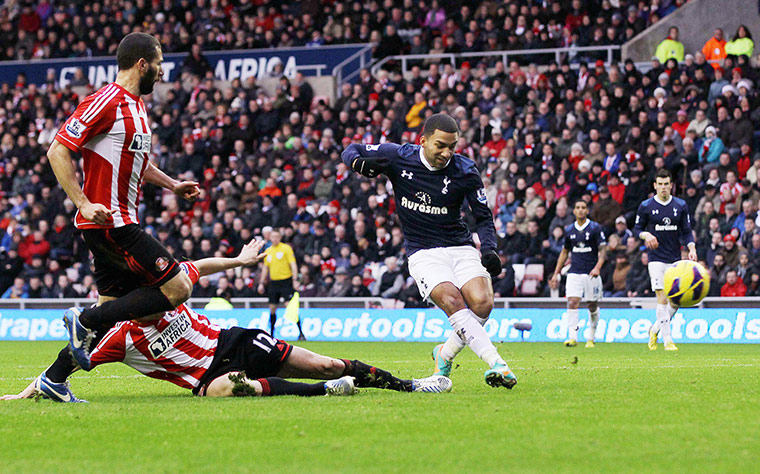 Saturday Sport Pictures: Aaron Lennon scores Tottenham's second goal against Sunderland