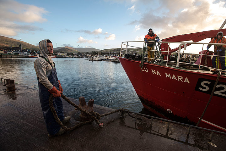 Other Voices: A seep sea fishing boat returns to the harbour 