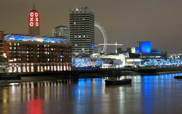culturexmas: A view of South Bank in December