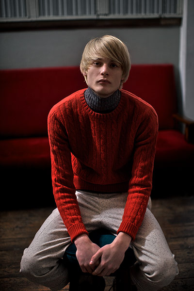 Fashion: mens jumpers: Jumper, £89, reiss.com. Polo-neck, zara.com. Trousers, by Carven, Matches