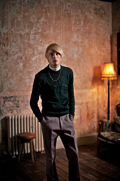 Fashion: mens jumpers: Jumper, by Jil Sander, mrporter.com. Turtle-neck, Uniqlo. Trousers, Lanvin