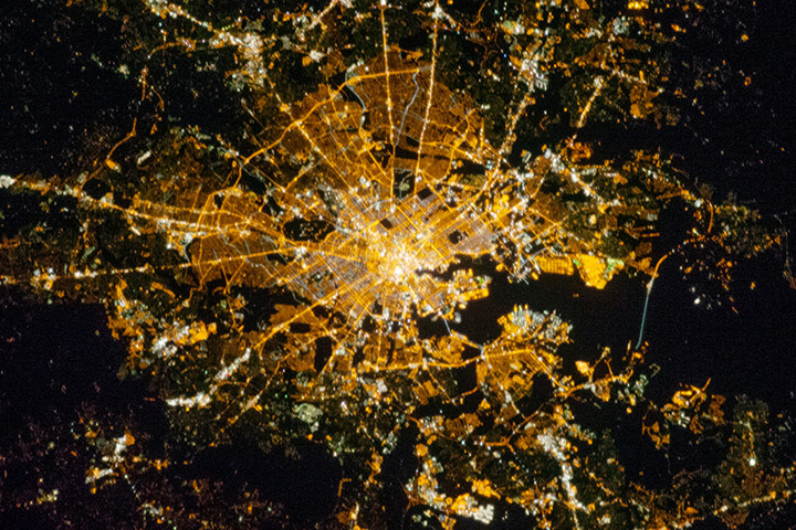 Satellite Eye on Earth: Baltimore at Night