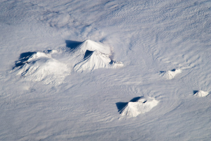 Satellite Eye on Earth: Central Kamchatka Volcanoes, Russian Federation